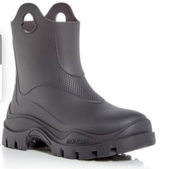 Moncler Boots Womens Misty Outdoor Ankle Pull On Rain Shoes Chelsea Style Bootie - Picture 1 of 11